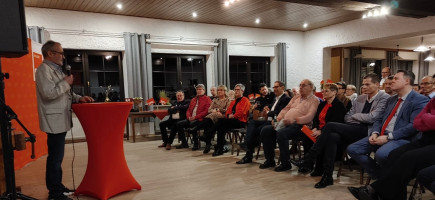 UB-Vorsitzender Dr. Bernd Weber moderierte den Neujahrsempfang