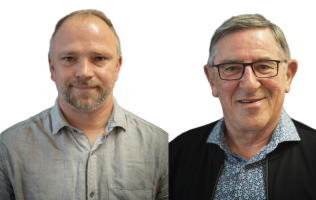 Unsere örtlichen Kreistagskandidaten Markus Muskat-Meyerle (Platz 40) und Hermann Hochrein (Platz 42) unterstützen Steffi Kirchner bei ihrer Landratskandidatur