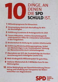 10 Dinge an den die SPD schuld ist.