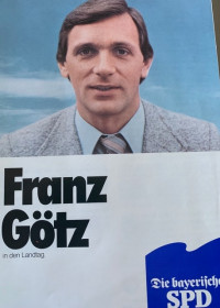Zweitstimmenkandidat war 1978 für die SPD Dr. Franz Götz aus Ingolstadt