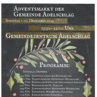 Adventsmarkt in Adelschlag 2025