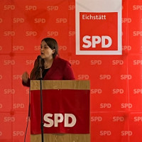 Landesvorsitzende Ronja Endres beim Neujahrsempfang der SPD im Landkreis Eichstätt